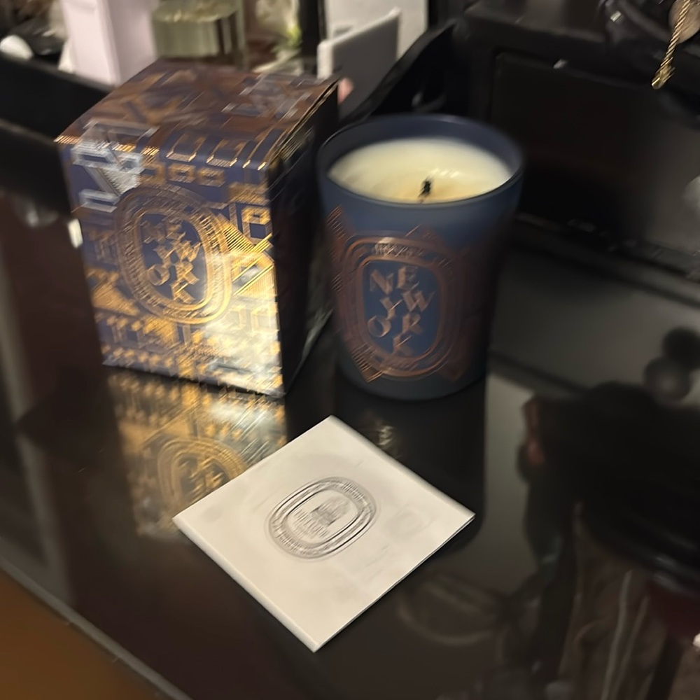 Diptyque “New York” candle.  Lightly used.